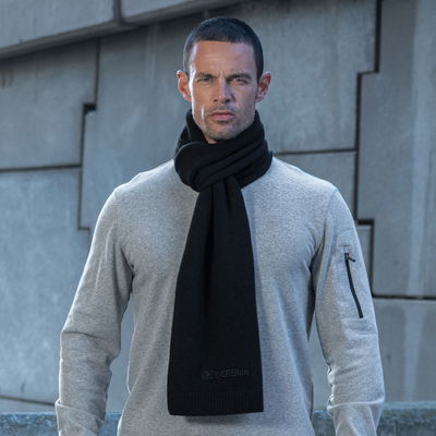 Merino Scarf Black