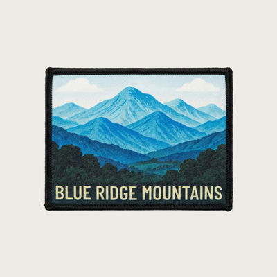 Blue Ridge Mountains Velcro Patch