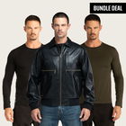 BÆRSkin Flight Bomber + Long Sleeve T-shirt (2 Pack)