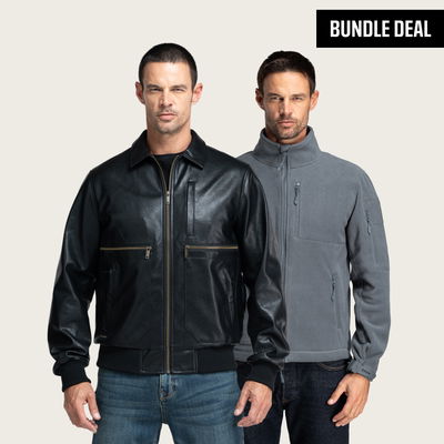 BÆRSkin Flight Bomber + BÆRSkin Tactical Fleece Jacket